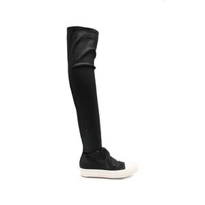 Rick Owens Drkshdw Women Canvas Denim Boots